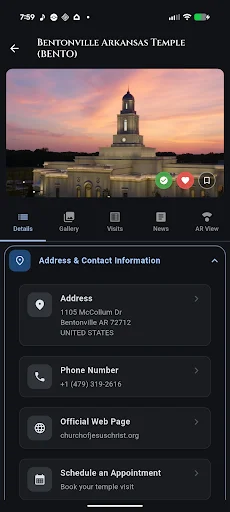 Dot the Earth – LDS Temples ऐप डाउनलोड करें – आध्यात्मिक साथी - Screenshot 2