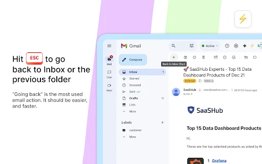 CMDK डाउनलोड करें – Gmail के लिए बेहतरीन शॉर्टकट्स और टूल - Screenshot 3