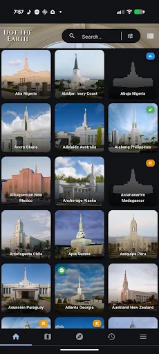 Dot the Earth – LDS Temples ऐप डाउनलोड करें – आध्यात्मिक साथी - Screenshot 1