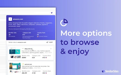 Similar Sites डाउनलोड करें – मिलते-जुलते वेबसाइट्स खोजें - Screenshot 2