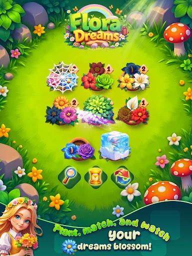 Flora Dreams डाउनलोड करें – फूलों की छंटनी और मिलान वाला बेहतरीन गेम - Screenshot 12