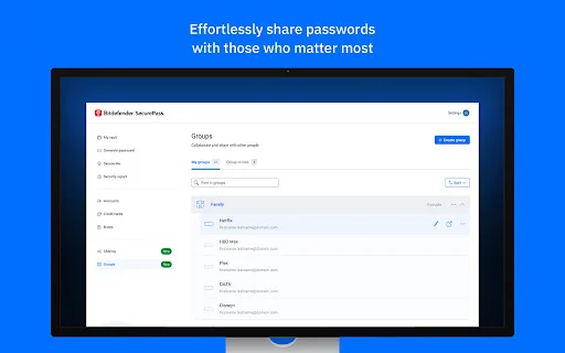 Bitdefender SecurePass डाउनलोड करें – सुरक्षित पासवर्ड मैनेजर - Screenshot 3