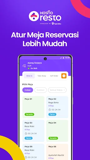 Kasflo Resto डाउनलोड करें – UMKM के लिए सर्वश्रेष्ठ POS और कैशियर ऐप - Screenshot 3