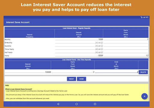 Financial Calculator India डाउनलोड करें – EMI, SIP और टैक्स कैलकुलेटर - Screenshot 20