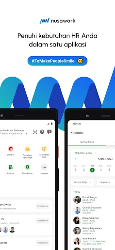 Nusawork डाउनलोड करें – पूर्ण HRIS समाधान और फीचर्स के साथ - Screenshot 1