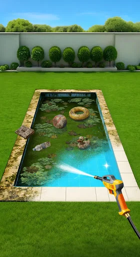 Lawn Care ASMR Cleaning डाउनलोड करें – रिलैक्सिंग गार्डन गेम - Screenshot 8