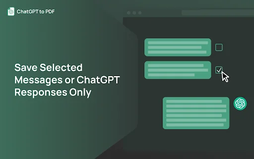 ChatGPT to PDF डाउनलोड करें – ChatGPT को PDF में सेव करें और प्रिंट करें - Screenshot 2