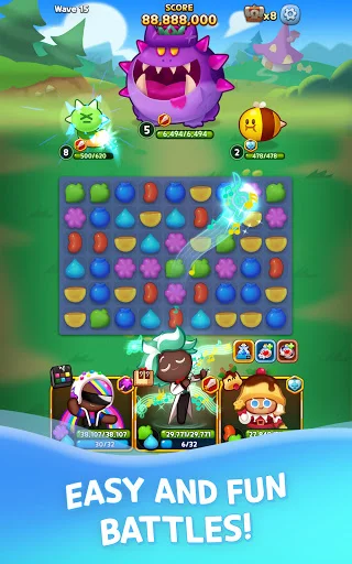Cookie Run: Puzzle World डाउनलोड करें – मजेदार पहेली गेम - Screenshot 18