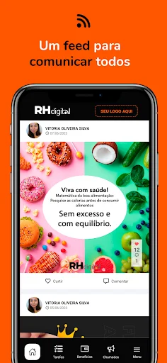 RH Digital ऐप डाउनलोड करें – कर्मचारियों और कंपनी का कनेक्शन - Screenshot 3