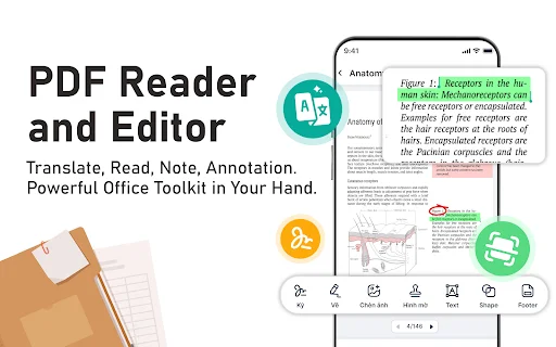 PDF Reader – Translate & Edit डाउनलोड करें – 110+ भाषाओं में अनुवाद - Screenshot 19