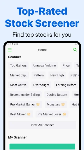 Stock Screener ऐप डाउनलोड करें – AI आधारित शेयर बाज़ार विश्लेषण - Screenshot 16