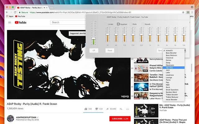 Audio Equalizer डाउनलोड करें – सर्वश्रेष्ठ ब्राउज़र साउंड बूस्टर - Screenshot 2
