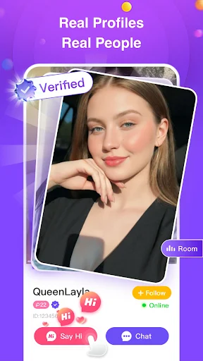Chami – Chat & Video Call डाउनलोड करें – HD वीडियो कॉलिंग ऐप - Screenshot 2