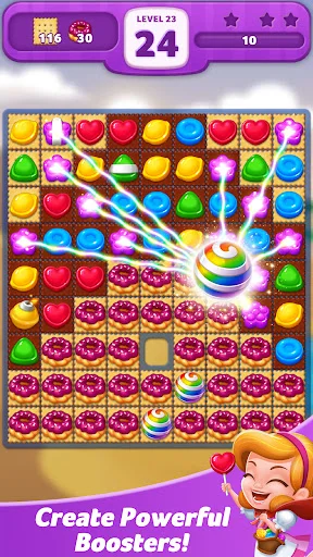 Lollipop: Sweet Taste Match 3 डाउनलोड करें – बेहतरीन पहेली गेम - Screenshot 21