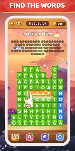 Word Tower – Premium Puzzle डाउनलोड करें – सर्वश्रेष्ठ शब्द खेल - Screenshot 3