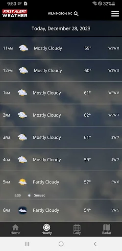 WECT 6 First Alert Weather डाउनलोड करें – सटीक मौसम अपडेट - Screenshot 2