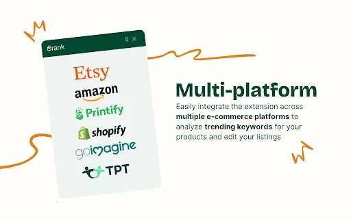 eRank – Etsy और Amazon के लिए बेहतरीन SEO टूल डाउनलोड करें - Screenshot 1