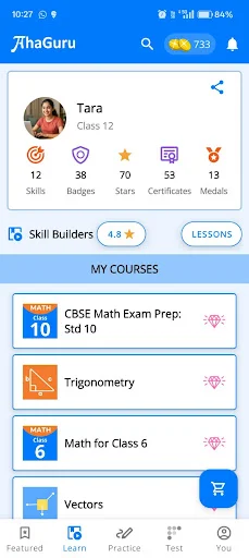 AhaGuru Courses ऐप डाउनलोड करें – भौतिकी और गणित सीखें फ्री - Screenshot 1