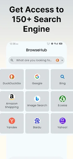 Browsehub: Private Browser डाउनलोड करें – 150+ सर्च इंजन, तेज़ और सुरक्षित - Screenshot 5