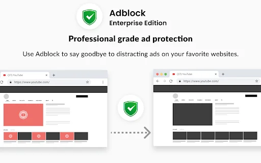 Adblock Enterprise Edition डाउनलोड करें – विज्ञापन मुक्त ब्राउज़िंग - Screenshot 1