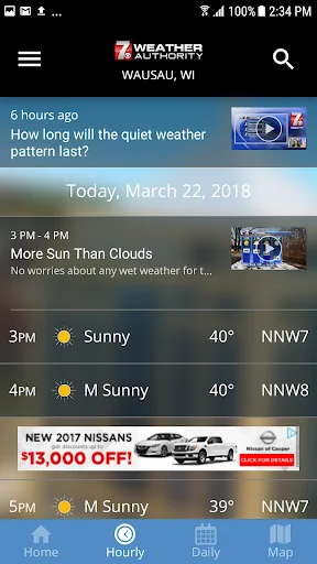 WSAW WZAW First Alert Weather डाउनलोड करें – सटीक स्थानीय पूर्वानुमान - Screenshot 2
