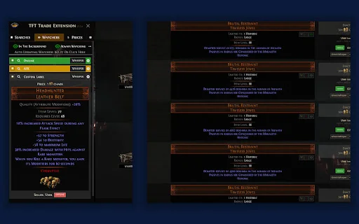 PoE Trade Extension डाउनलोड करें – Path of Exile के लिए बेहतरीन टूल - Screenshot 2