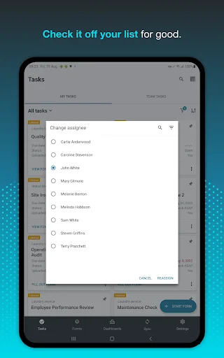 FORM OpX डाउनलोड करें – मोबाइल फॉर्म्स और टीम मैनेजमेंट के लिए सर्वोत्तम ऐप - Screenshot 9