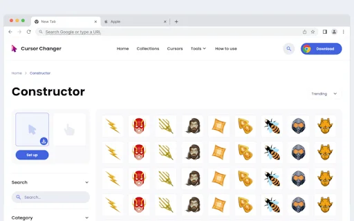 Mouse Cursor – Custom Cursor डाउनलोड करें – स्टाइलिश माउस कर्सर पाएं - Screenshot 4