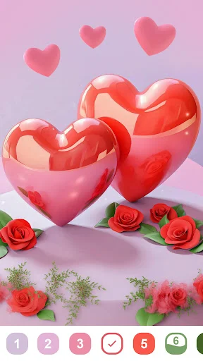Love Color – Paint By Number डाउनलोड करें | रिलैक्सिंग कलरिंग गेम - Screenshot 5