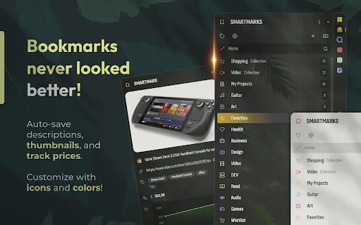 Meomni: ChatGPT Sidebar और Bookmarks मैनेजर – आज ही डाउनलोड करें - Screenshot 3