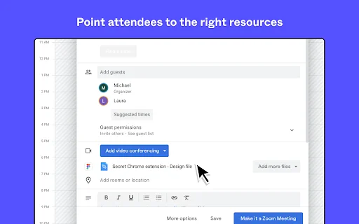 Figma Chrome Extension डाउनलोड करें – Google Calendar के साथ बेहतर वर्कफ़्लो - Screenshot 3