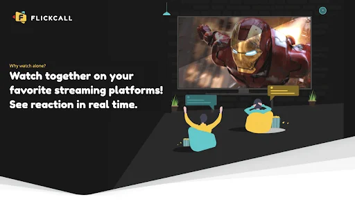 Flickcall डाउनलोड करें – Netflix और JioCinema पर वॉच पार्टी का मज़ा लें - Screenshot 1