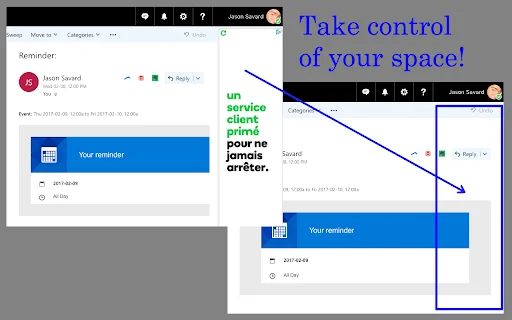 Webmail Ad Blocker डाउनलोड करें – Gmail और Yahoo के लिए विज्ञापन हटाएं - Screenshot 1