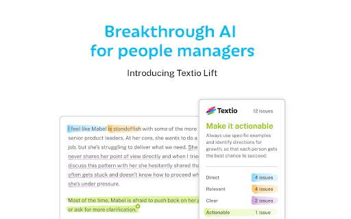Textio for Chrome डाउनलोड करें – AI-आधारित लेखन सहायता - Screenshot 2