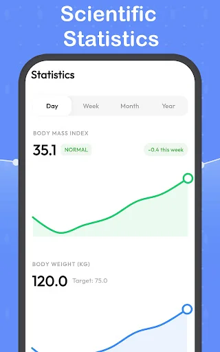 BMI Calculator-Weight Record डाउनलोड करें – AI फिटनेस और डाइट गाइड - Screenshot 20