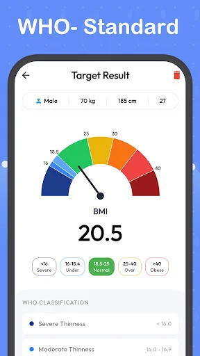 BMI Calculator-Weight Record डाउनलोड करें – AI फिटनेस और डाइट गाइड - Screenshot 3