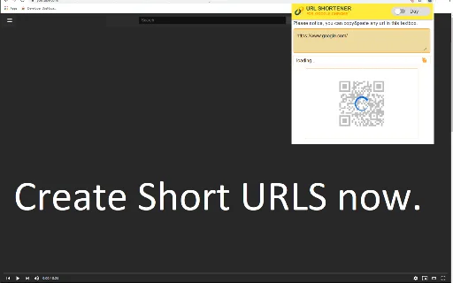 Url Shortener for Google Chrome डाउनलोड करें – मुफ्त URL शॉर्टनर टूल - Screenshot 1