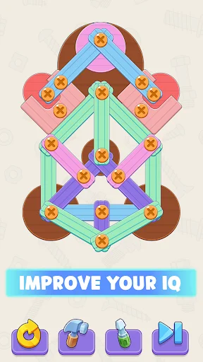 Screw It Out: Wood Puzzle डाउनलोड करें – मजेदार पहेलियाँ खेलें - Screenshot 12