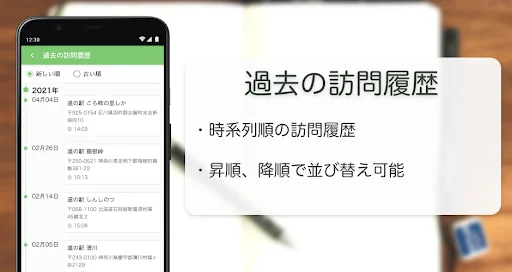 Michimegu ऐप डाउनलोड करें – जापान के रोड स्टेशनों की यात्रा और स्टैम्प - Screenshot 6
