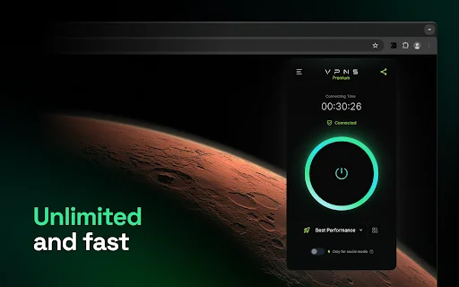 VPN Satoshi Chrome एक्सटेंशन डाउनलोड करें – सुरक्षित और तेज़ ब्राउज़िंग - Screenshot 1