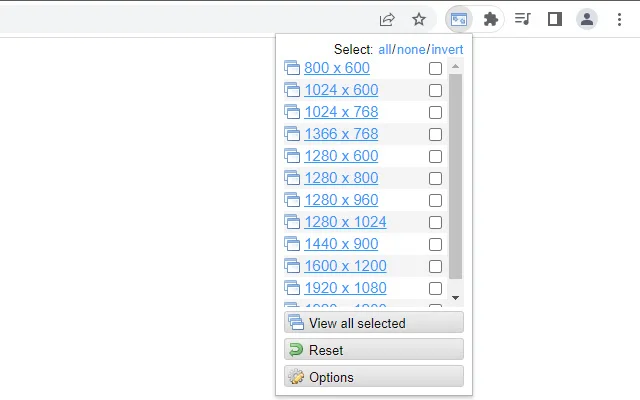 Resolution Test डाउनलोड करें – वेब रिस्पॉन्सिव डिज़ाइन टेस्टिंग टूल - Screenshot 1