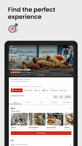 Yelp डाउनलोड करें – रेस्तरां, डिलीवरी और समीक्षाएं खोजें - Screenshot 19