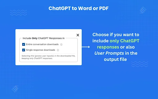 ChatGPT to Word or PDF डाउनलोड करें – एक क्लिक में कन्वर्ट करें - Screenshot 4