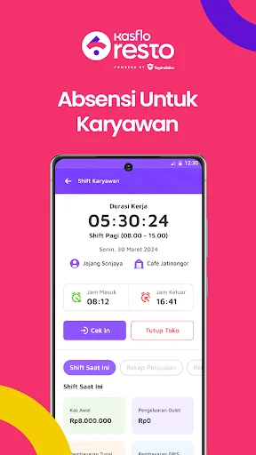 Kasflo Resto डाउनलोड करें – UMKM के लिए सर्वश्रेष्ठ POS और कैशियर ऐप - Screenshot 2
