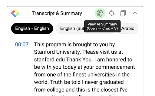 YouTube Summary & ChatGPT by Glasp डाउनलोड करें – AI से वीडियो सारांश प्राप्त करें - Screenshot 4