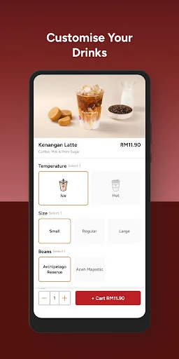 Kenangan Coffee App डाउनलोड करें – बेहतरीन कॉफी, कोई लाइन नहीं! - Screenshot 3