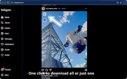 Story Saver डाउनलोड करें – Facebook और Instagram वीडियो और स्टोरी मुफ्त में सेव करें - Screenshot 1