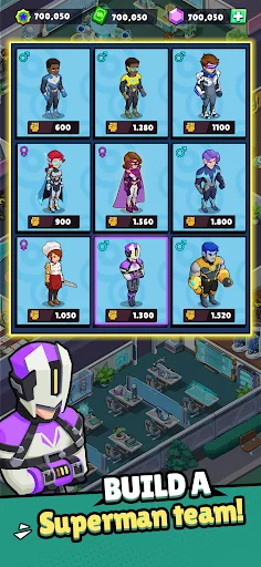 Idle Superpower School डाउनलोड करें – सर्वश्रेष्ठ सुपरहीरो टाइकून गेम - Screenshot 11