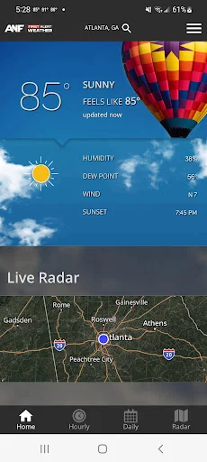 ANF First Alert Weather डाउनलोड करें – सटीक मौसम अपडेट प्राप्त करें - Screenshot 1