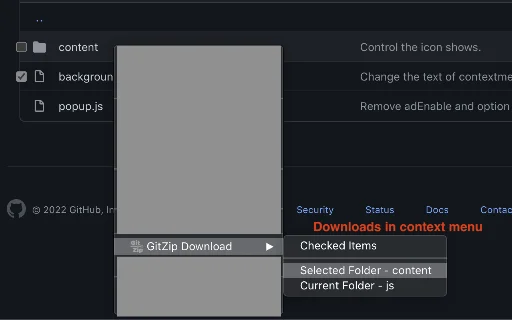 GitZip for GitHub डाउनलोड करें – GitHub से फोल्डर और फाइलें ZIP करें - Screenshot 2
